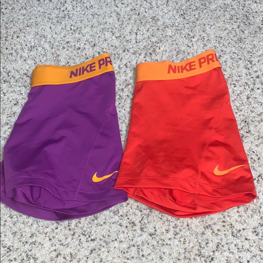 Two Pairs of Nike Pro Spandex